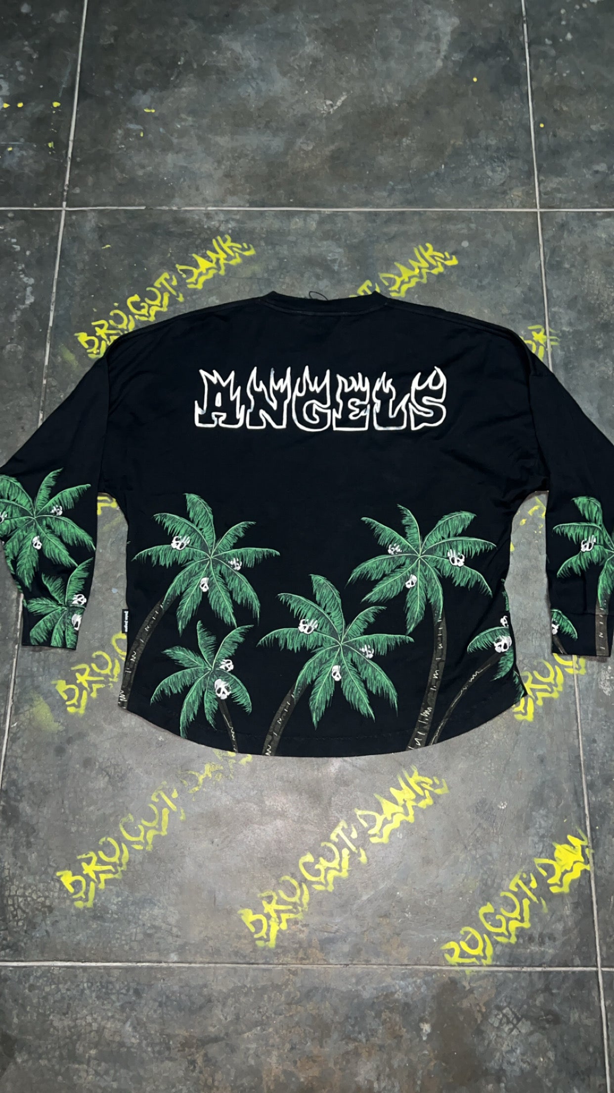 Palm Angels Palm & Skull L/S Tee