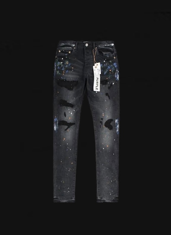 Purple Brand Jeans Paint Repair