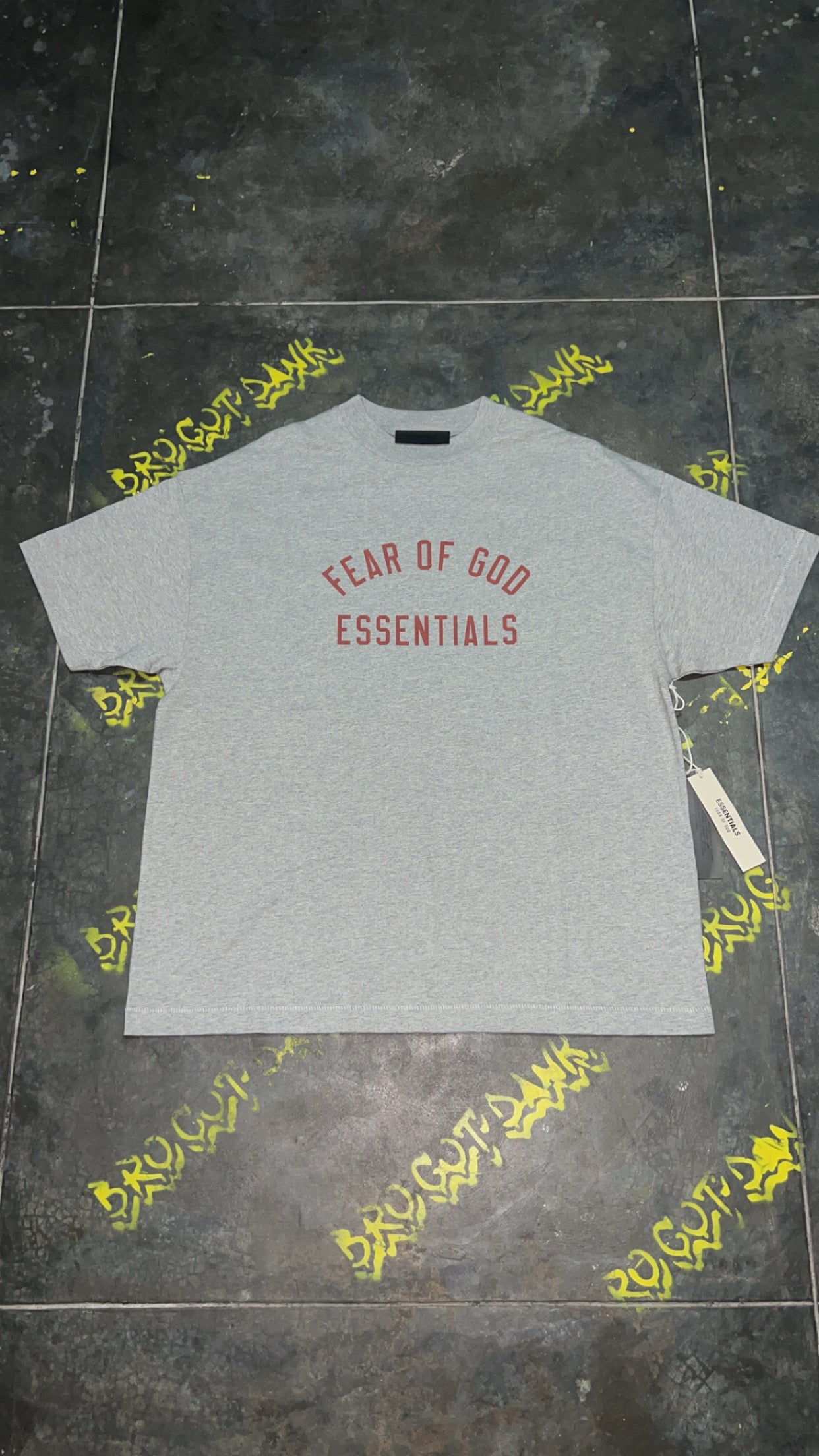 Fear Of God Essentials Tee Dark Heather