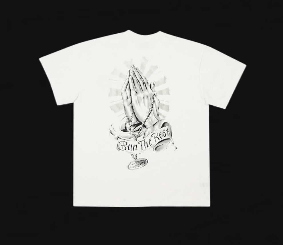 Corteiz Bun The Rest Prayer Hands Tee