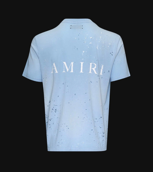 Amiri Shotgun Tee Blue