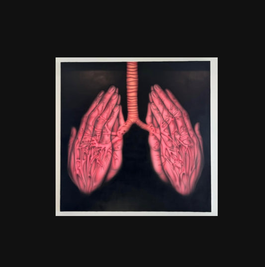 Lungs Miles Franklin Custom Painting
