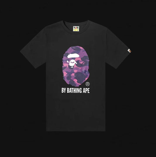 Bape Big Purple Ape Head Tee