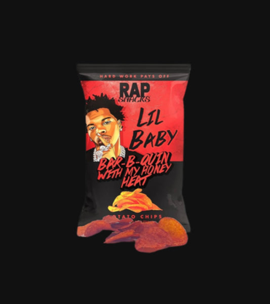 Lil Baby Rap Snacks Barbeque Honey Heat Potato Chips