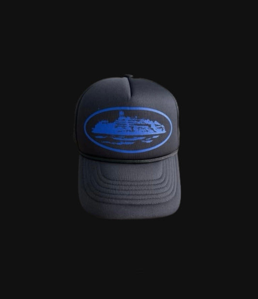 Corteiz Alcatraz Purple/Black Trucker/Cap