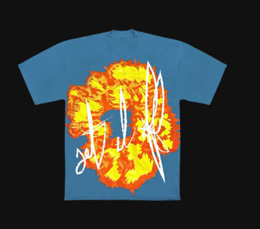 Denim Tears X Offset Set It Off Blue Tee