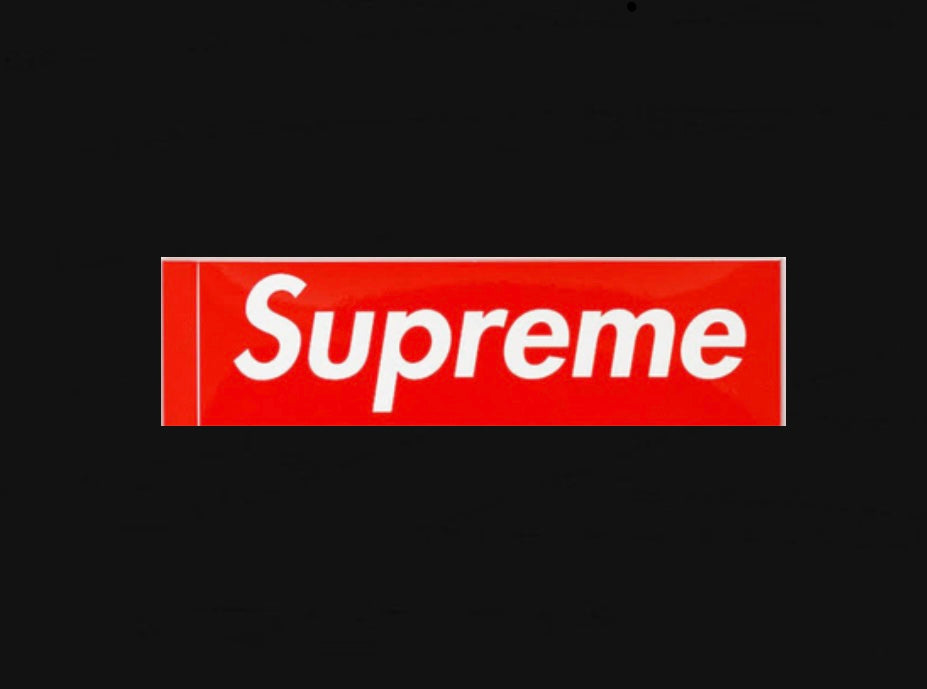 Supreme Red Box Logo Stickers