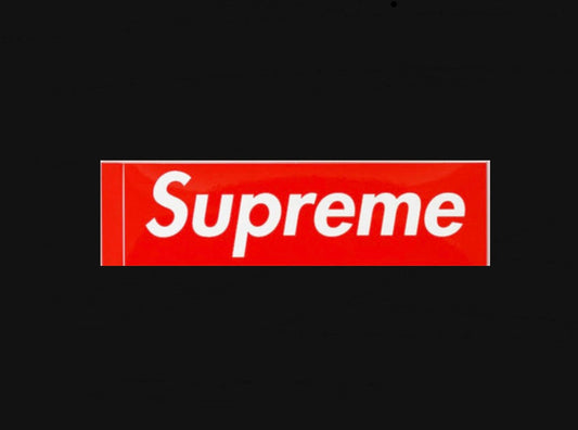Supreme Red Box Logo Stickers