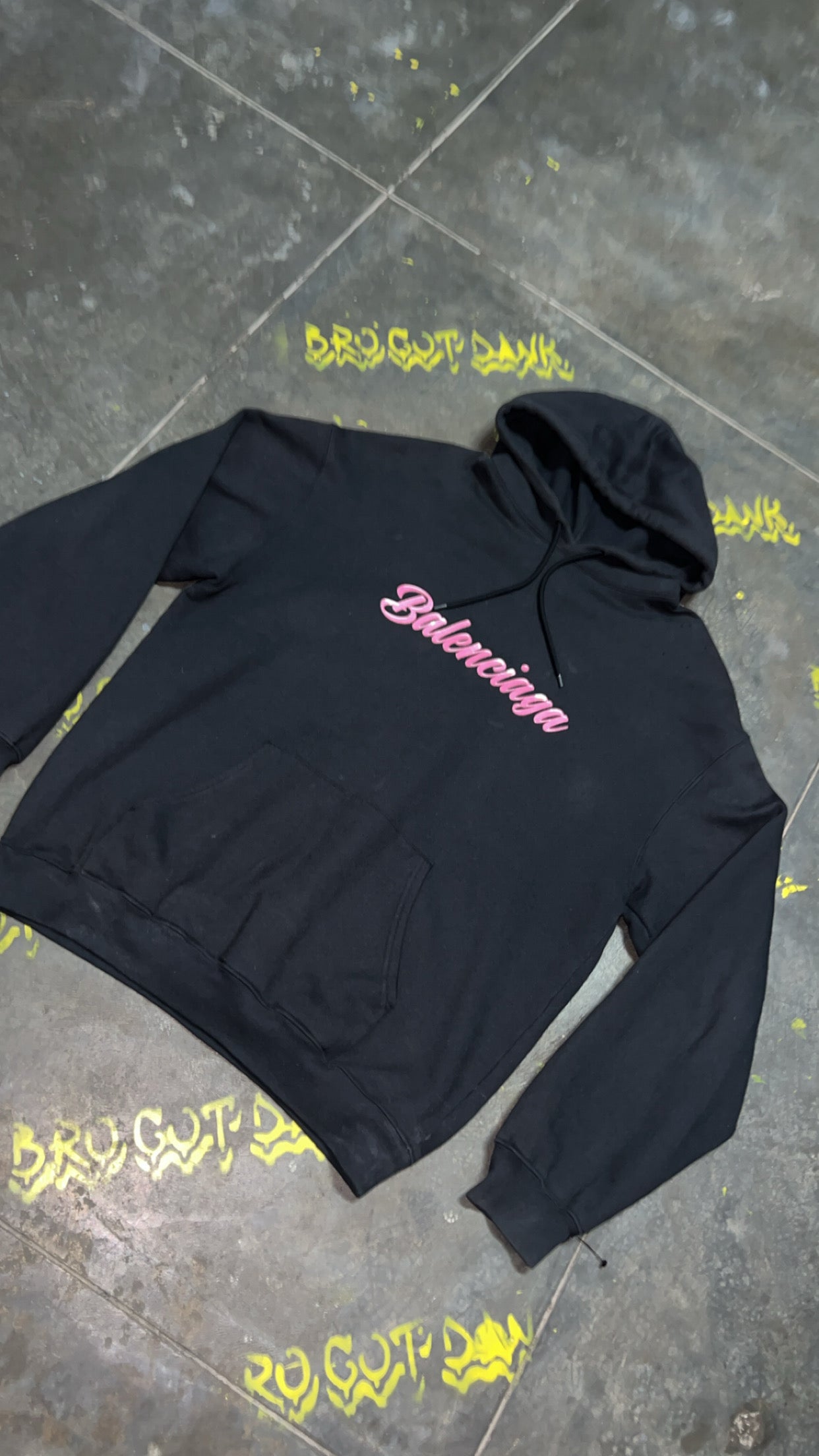 Balenciaga Script Glossy Hoodie