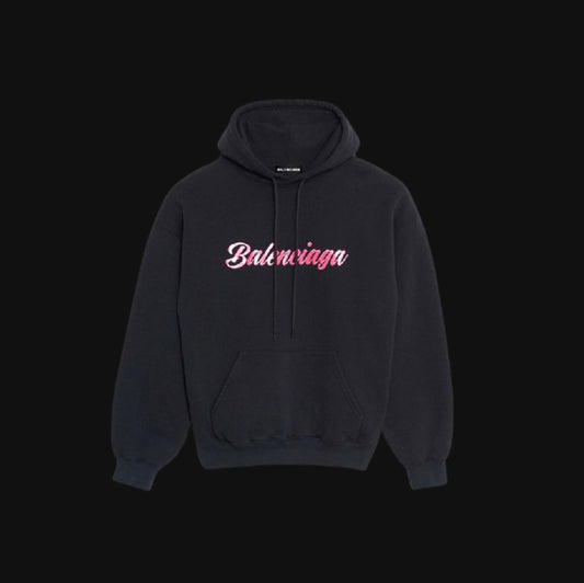 Balenciaga Script Glossy Hoodie